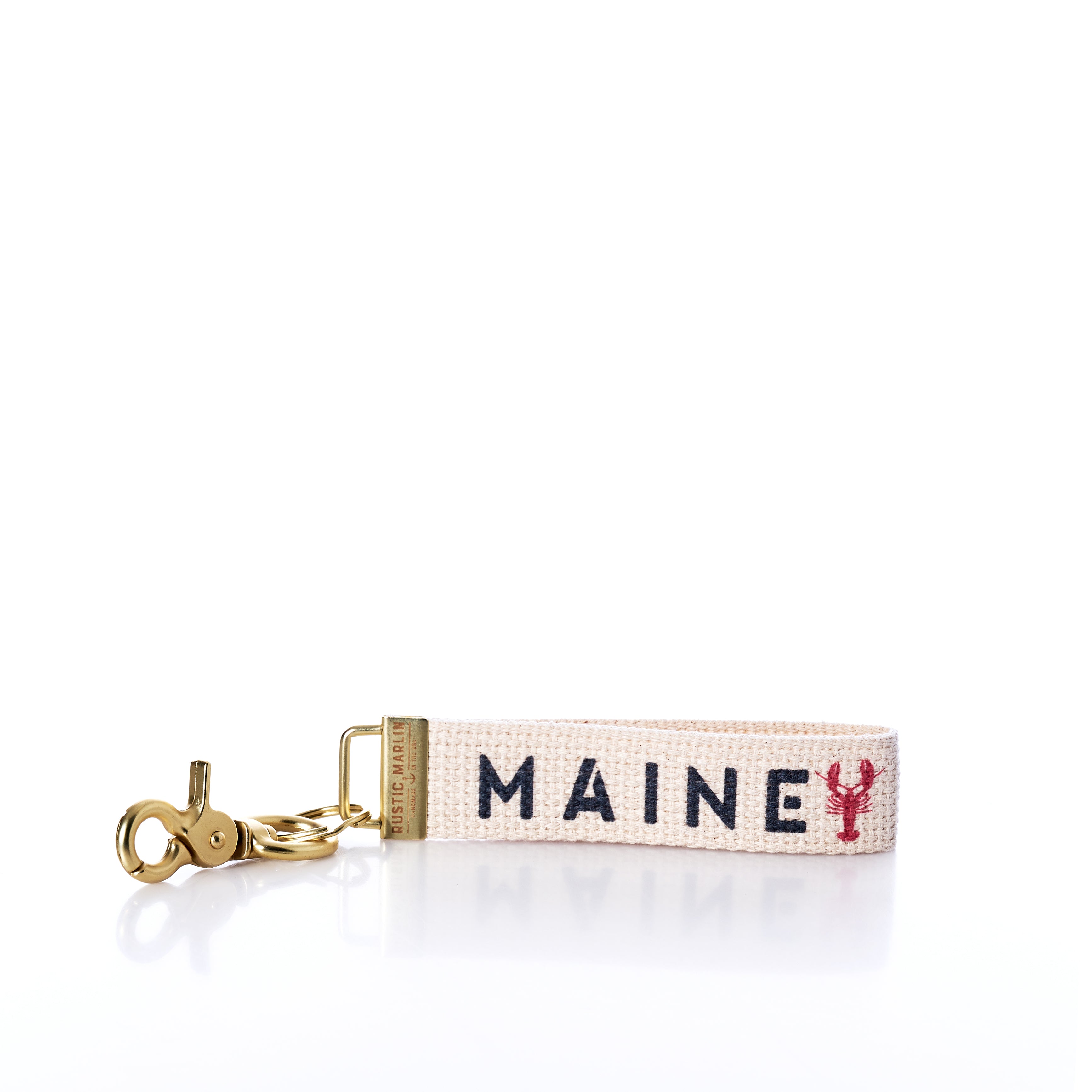 Rustic Marlin - Keychain Maine Lobsters Handmade in Maine from Recycled Sails