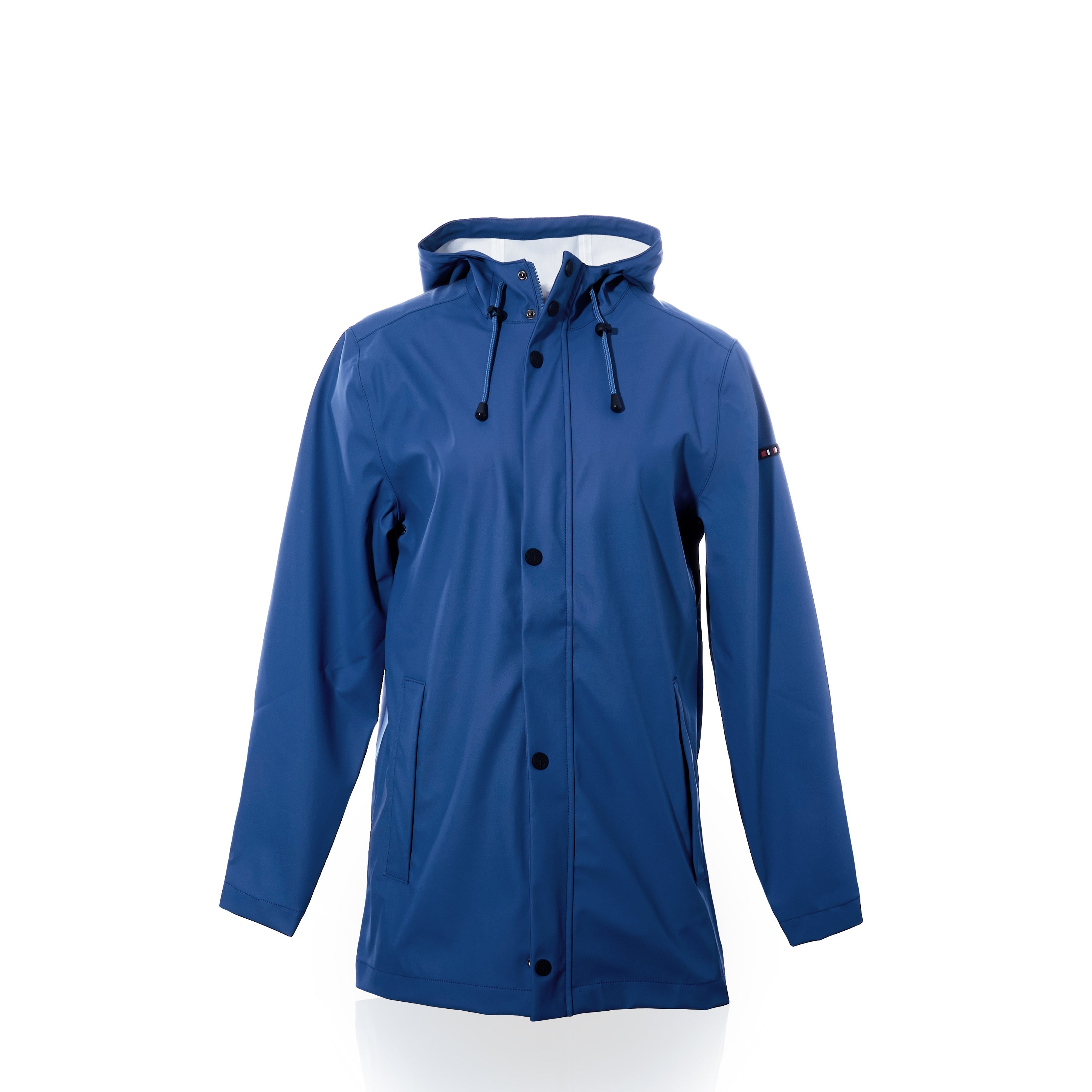 Harborside Waterproof Raincoat - High Tide Handmade in Maine from Recycled Sails
