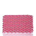 Fisherman Rope Mat - Red, Pink, & White Handmade in Maine from Recycled Sails