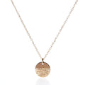 Pendant Necklace - Horizon Gold Handmade in Maine from Recycled Sails