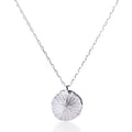 Pendant Necklace - Sand Dollar Silver Handmade in Maine from Recycled Sails