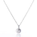 Pendant Necklace - Tiny Sea Urchin Silver Handmade in Maine from Recycled Sails