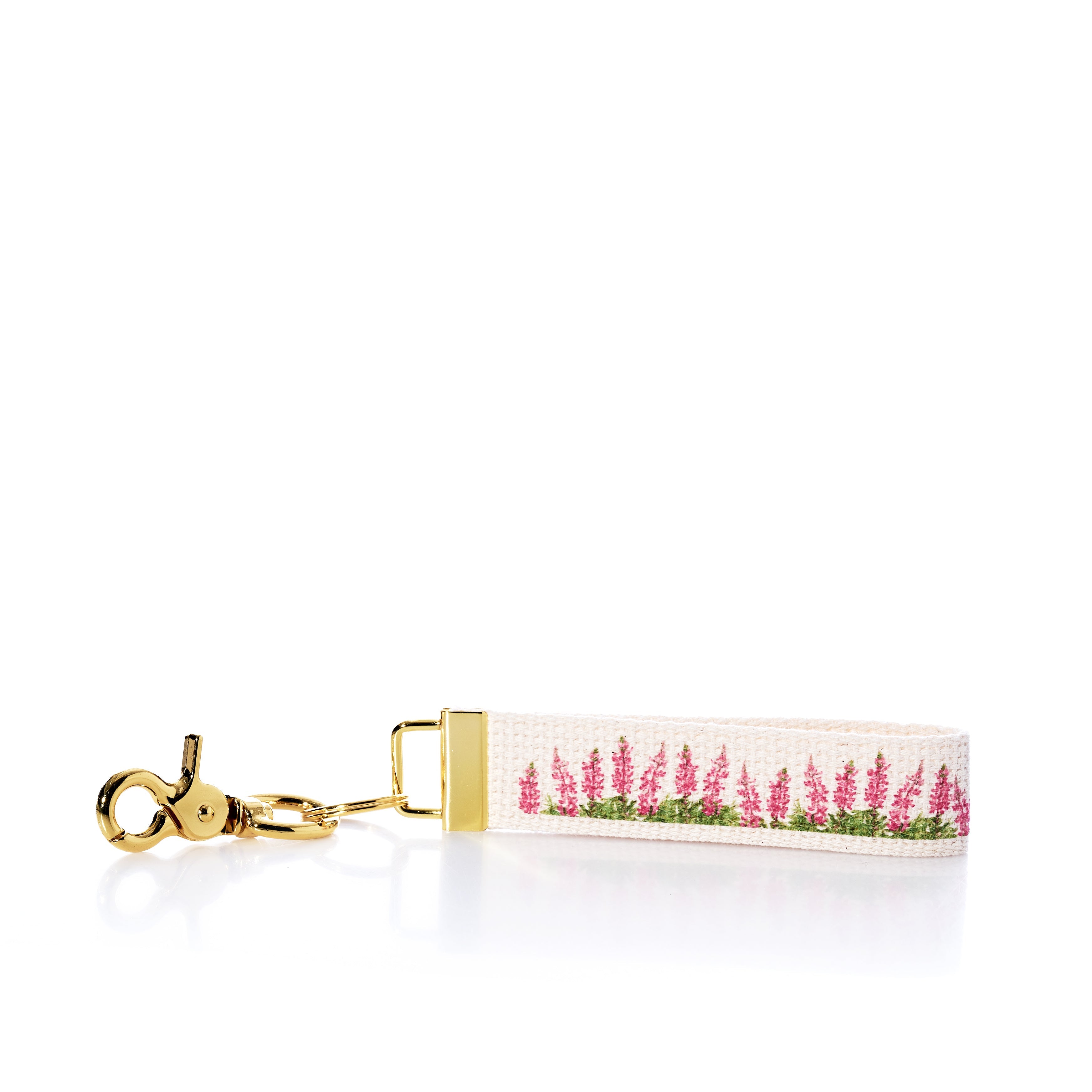 Rustic Marlin Keychain - Pink Lupine Handmade in Maine from Recycled Sails