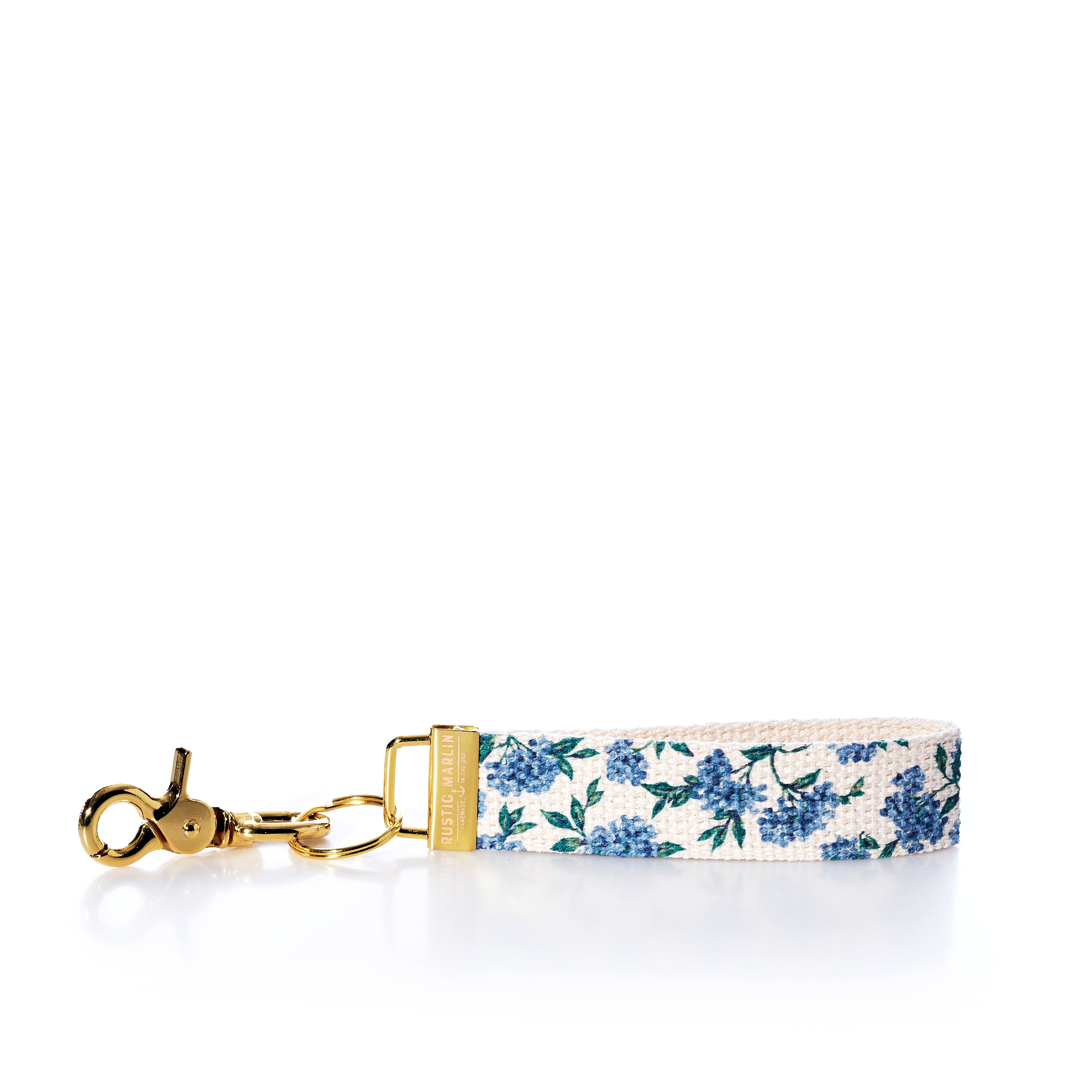 Rustic Marlin Keychain - Blueberry Handmade in Maine from Recycled Sails