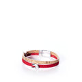 Classic Cork Bracelet - Claw on Red Handmade in Maine from Recycled Sails
