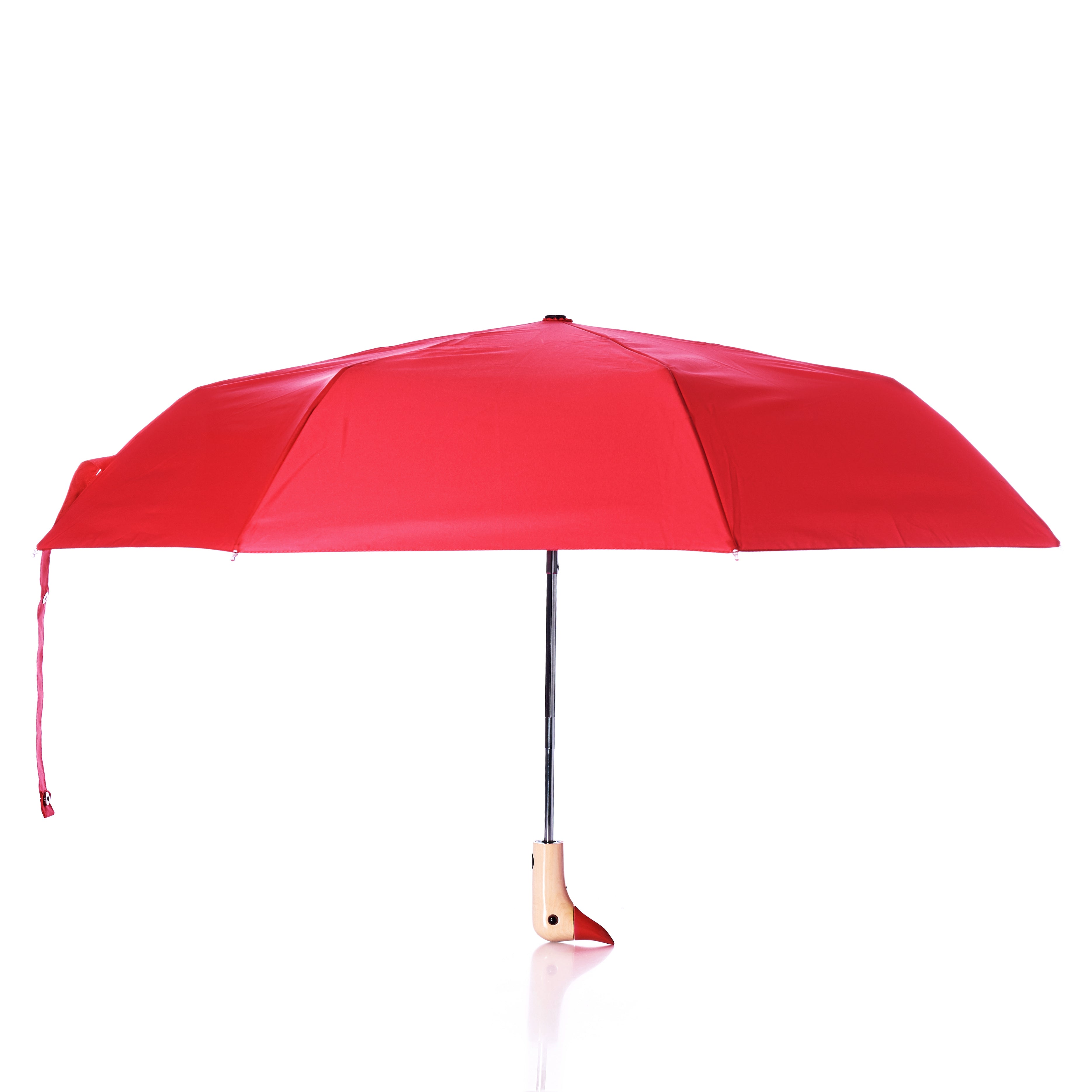 Original Duck Head Umbrella - Red Handmade in Maine from Recycled Sails