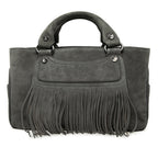 Suede Boogie Fringe Handbag