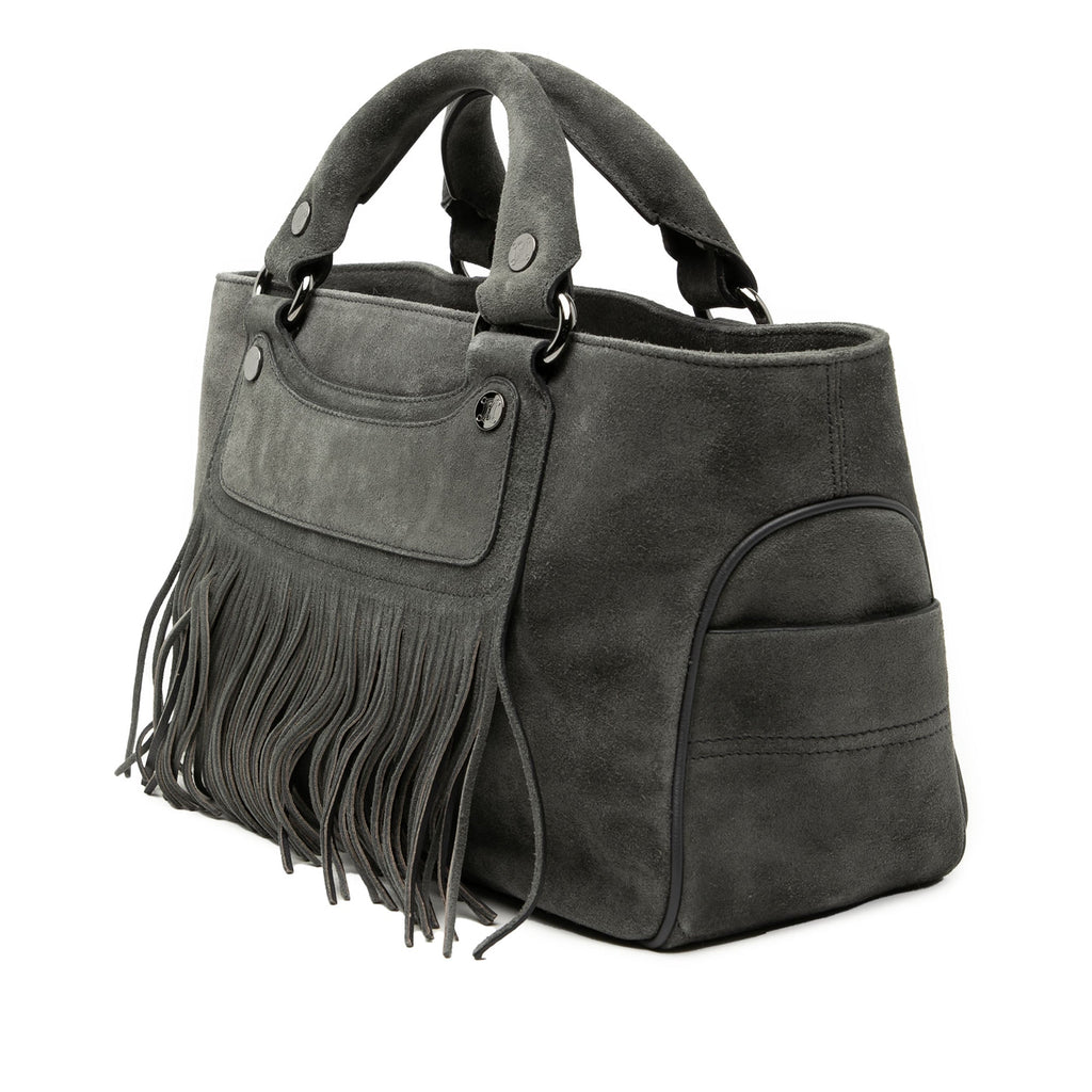 Suede Boogie Fringe Handbag