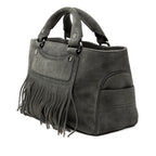 Suede Boogie Fringe Handbag