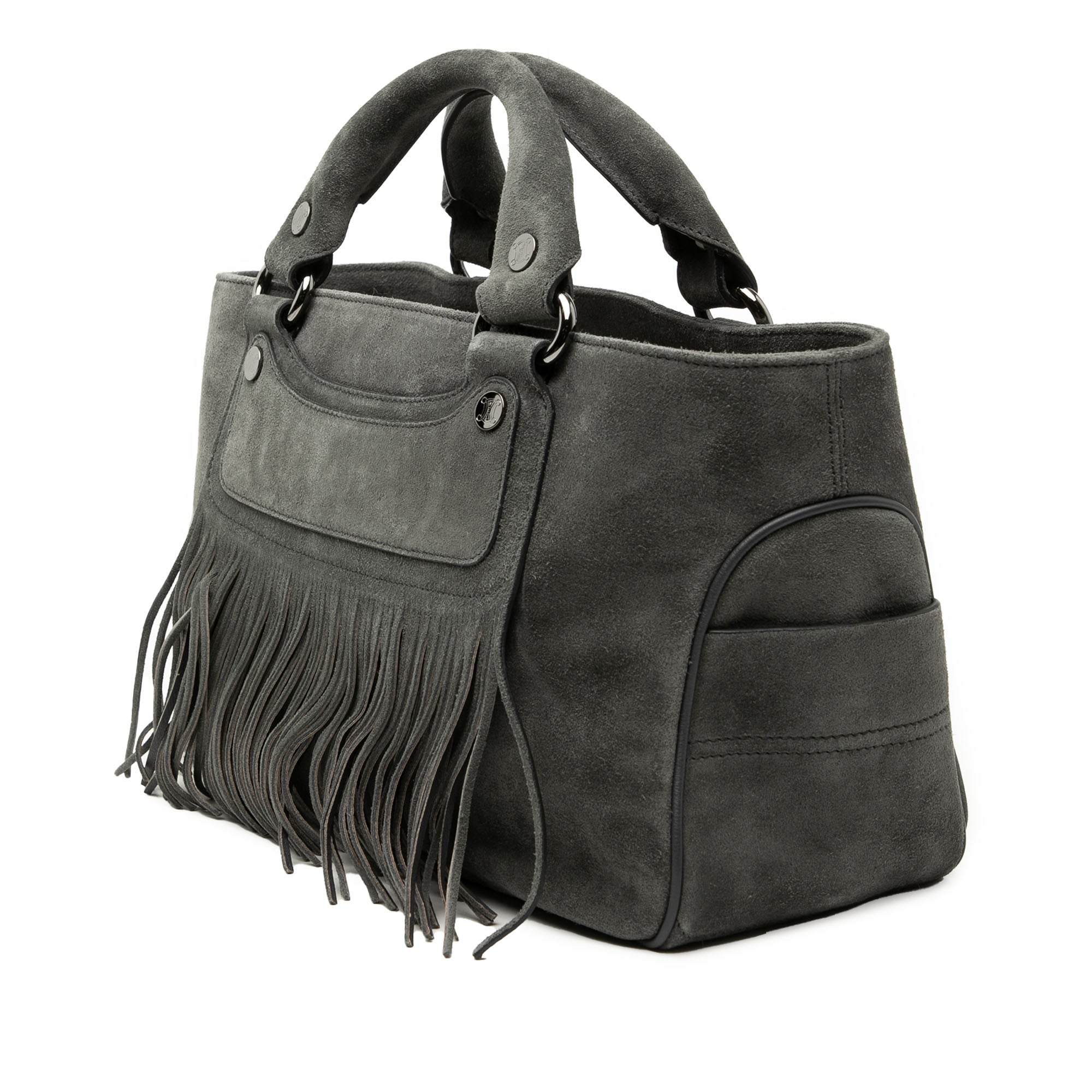 Suede Boogie Fringe Handbag