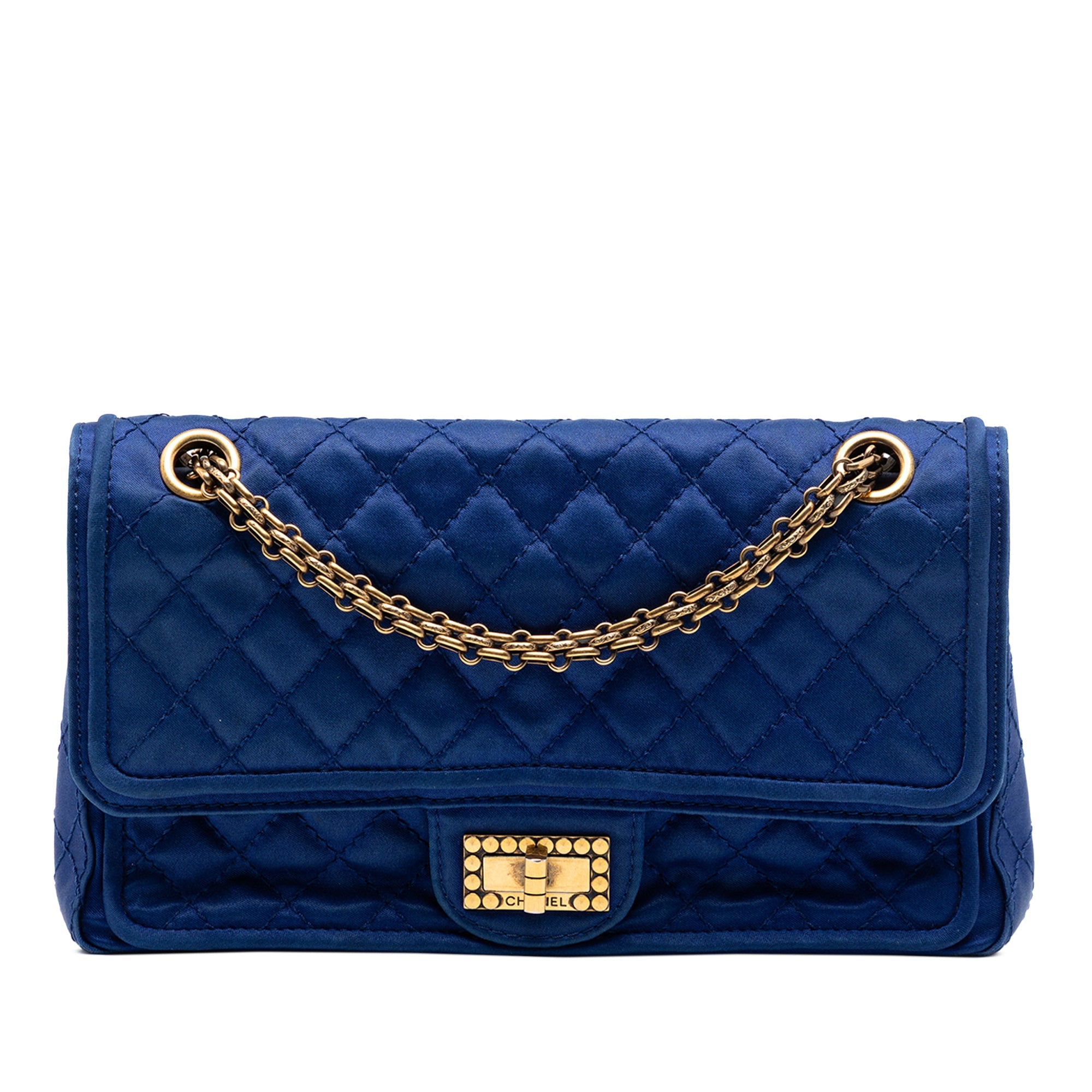 Quilted Satin Reissue 2.55 Double Flap 225