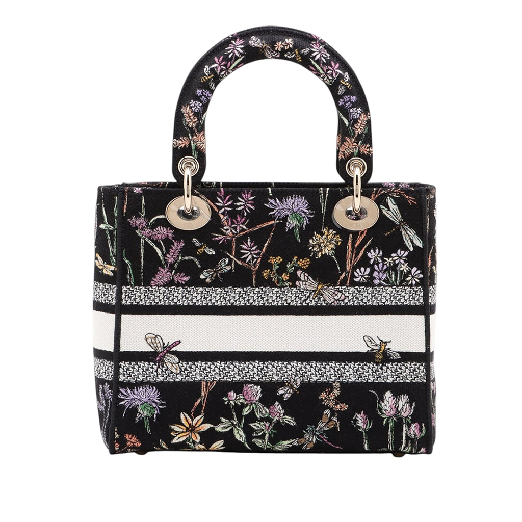 Medium Embroidered Canvas Herbarium Lady D Lite