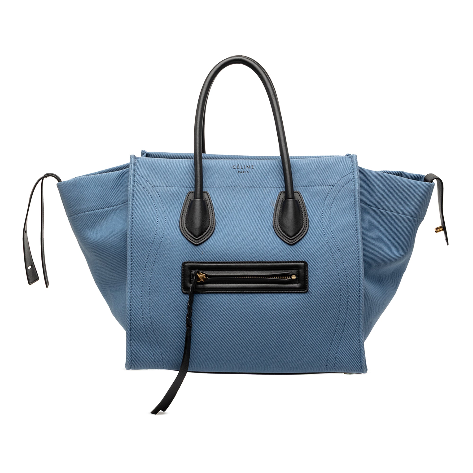 Medium Denim Phantom Luggage Tote