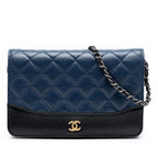 Quilted Aged Calfskin Gabrielle Wallet On Chain