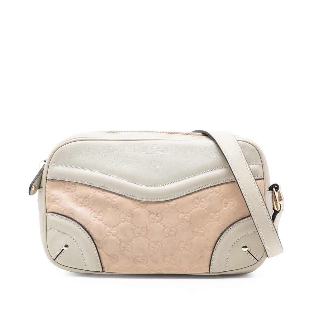 Guccissima Crest Shoulder Bag