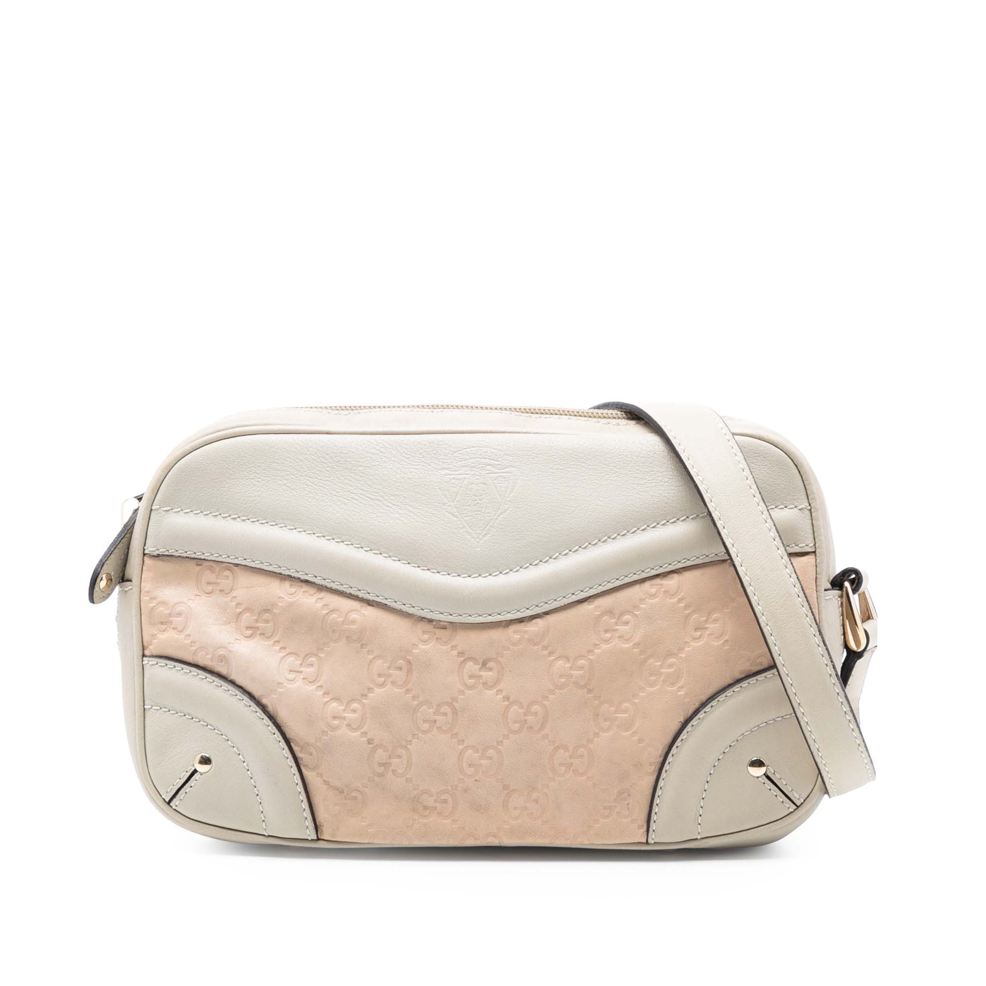 Guccissima Crest Shoulder Bag