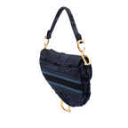 Canvas Embroidered Camouflage Saddle Bag