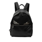Nylon and Leather Bug Eyes Monster Backpack