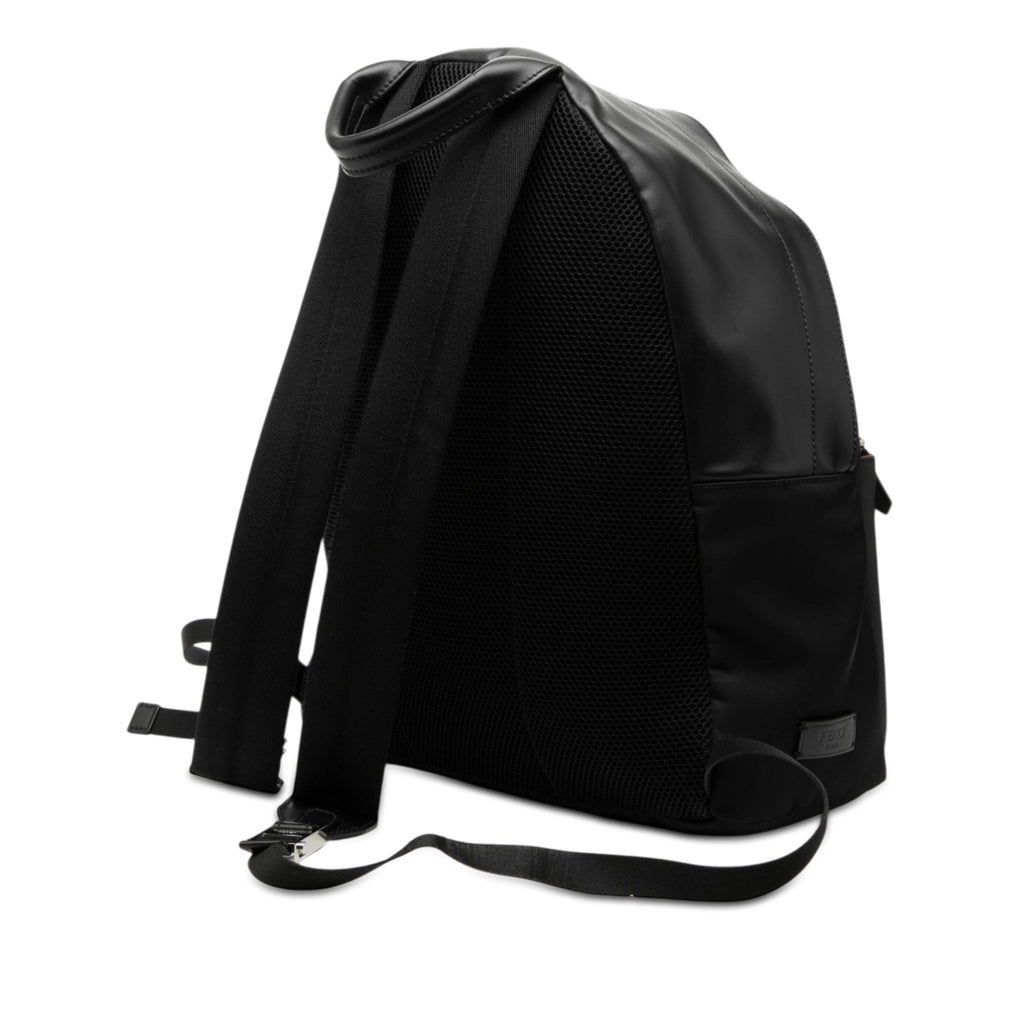 Nylon and Leather Bug Eyes Monster Backpack
