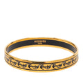 Narrow Anchor Enamel Bangle 62