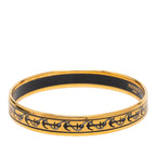 Narrow Anchor Enamel Bangle 62