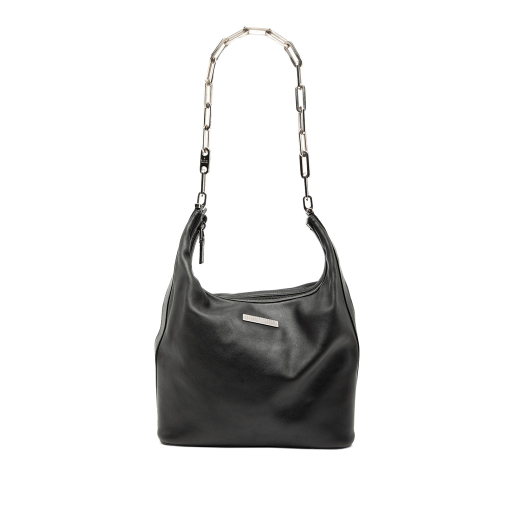 Leather Chain Shoulder Bag