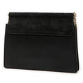 Small Calfskin and Suede Faye Crossbody
