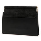 Small Calfskin and Suede Faye Crossbody