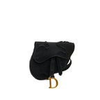 Embroidered Canvas Camouflage Saddle Belt Bag