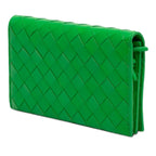 Nappa Intrecciato Wallet On Strap
