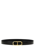 Tom Ford Logo Reversible Belt — Black