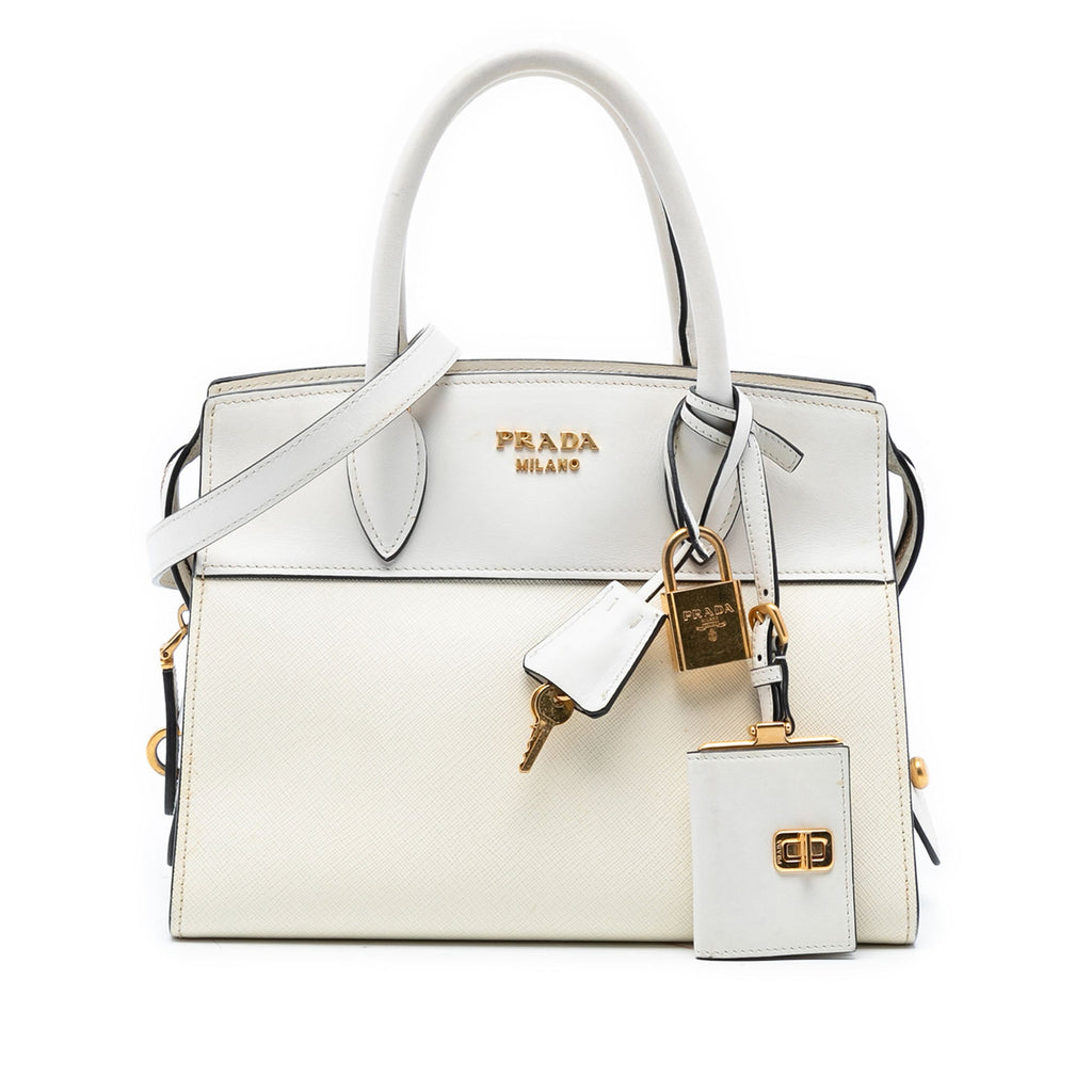 Saffiano And City Calf Esplanade Satchel