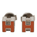 Palladium Plated Lacquered Cage dH Earrings