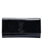 Small Textured Patent Monogram Belle De Jour Clutch