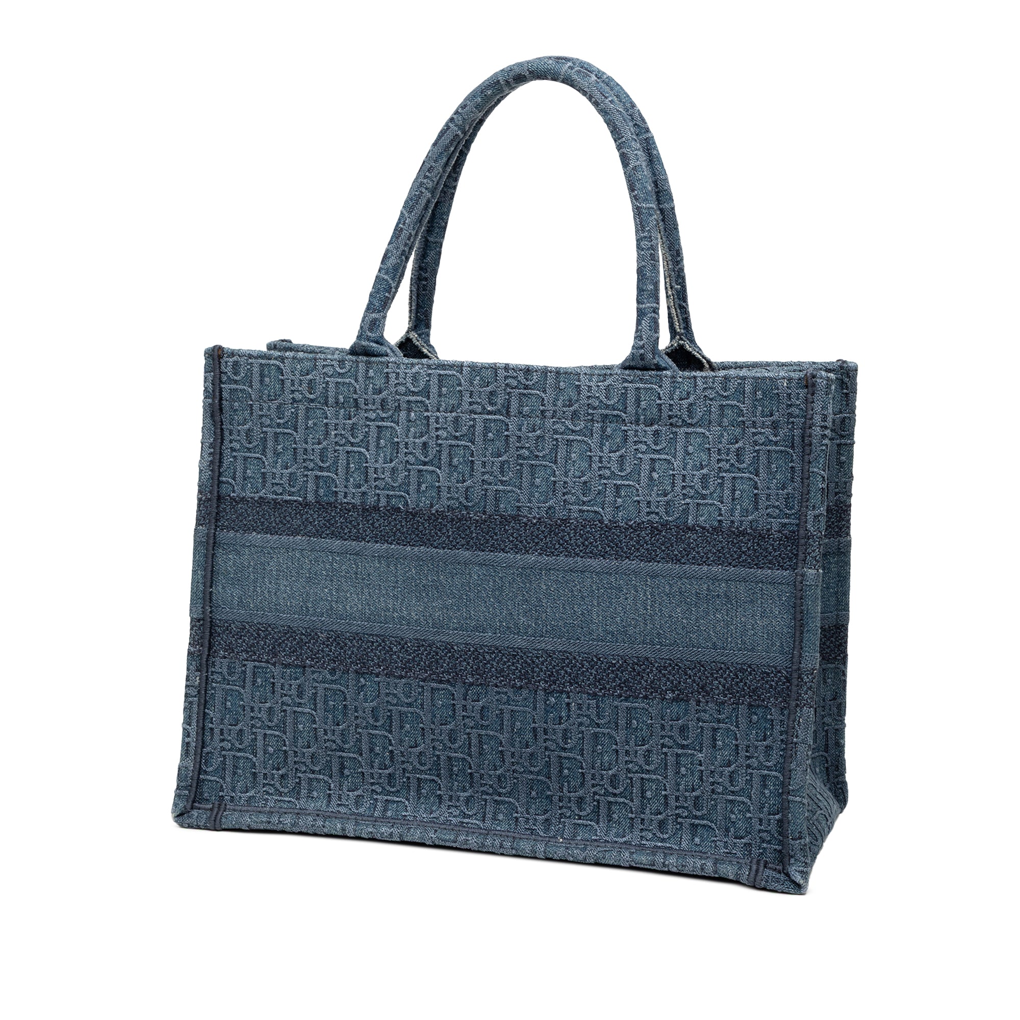 Medium Oblique Denim Book Tote