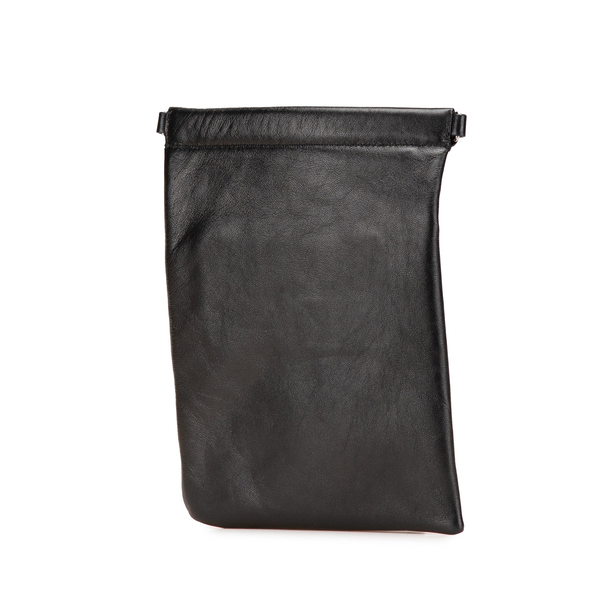 Antiqued Lambskin Sid Flat Crossbody