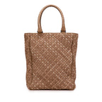 Calfskin Intrecciato Paglia Tote