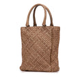 Calfskin Intrecciato Paglia Tote