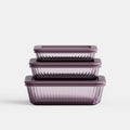 GENICOOK Tinted Rectangular Container Set