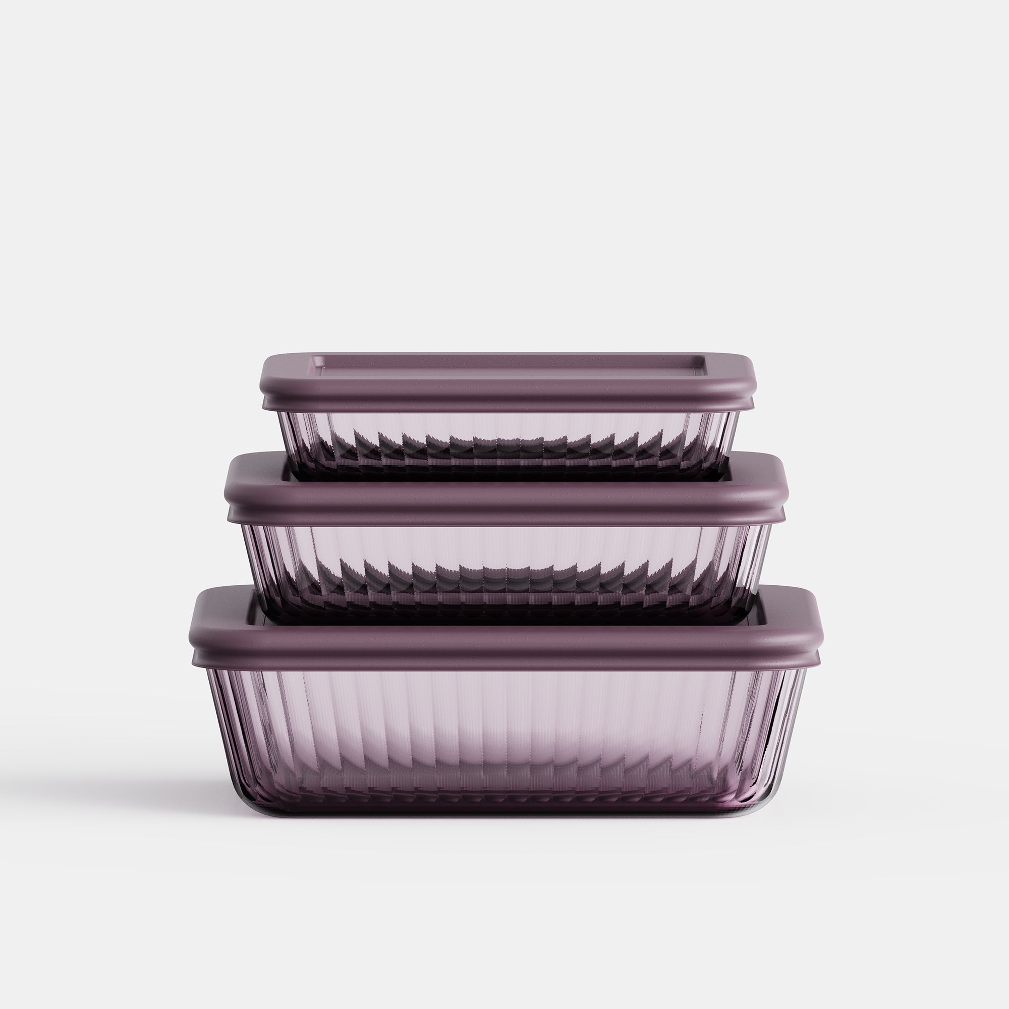 GENICOOK Tinted Rectangular Container Set
