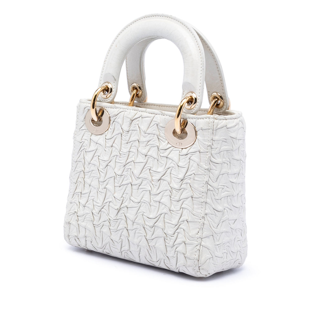 Mini Wavy Crinkled Lambskin Lady Dior