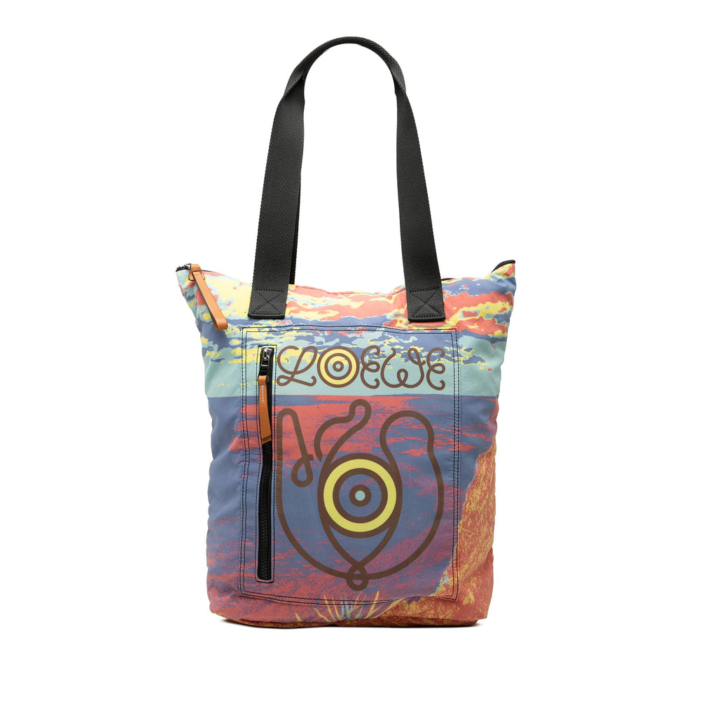 Printed Nylon Eye Loewe Nature Tote