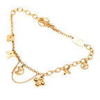 Gold Plated Monogram Blooming Supple Bracelet