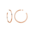 4mm x 50mm Tube Hoop Earrings