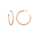 5mm x 50mm Tube Hoop Earrings