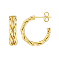 Braided Hoop Earrings