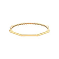 Geometric Octagon Bangle Bracelet