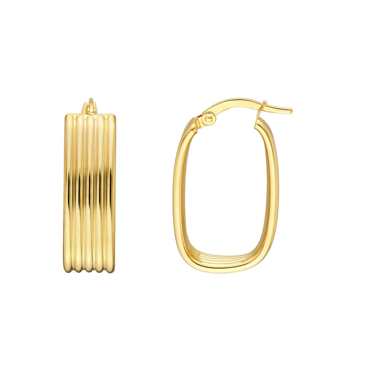 Rectangle Ribbed Hoops