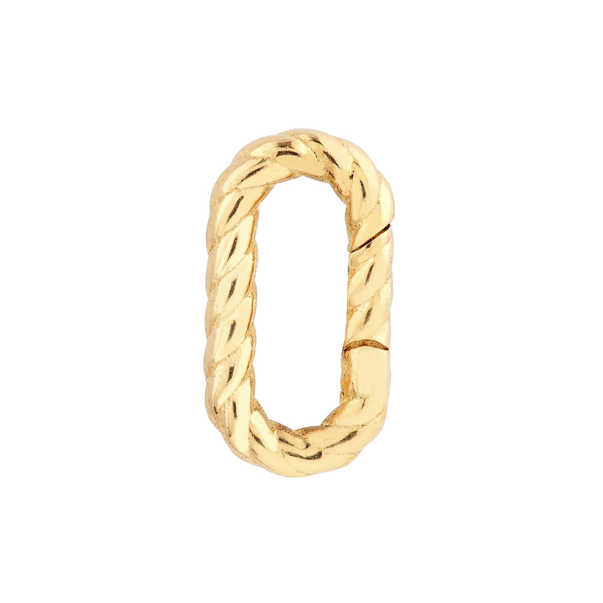 Oval Twist Link Snap Lock