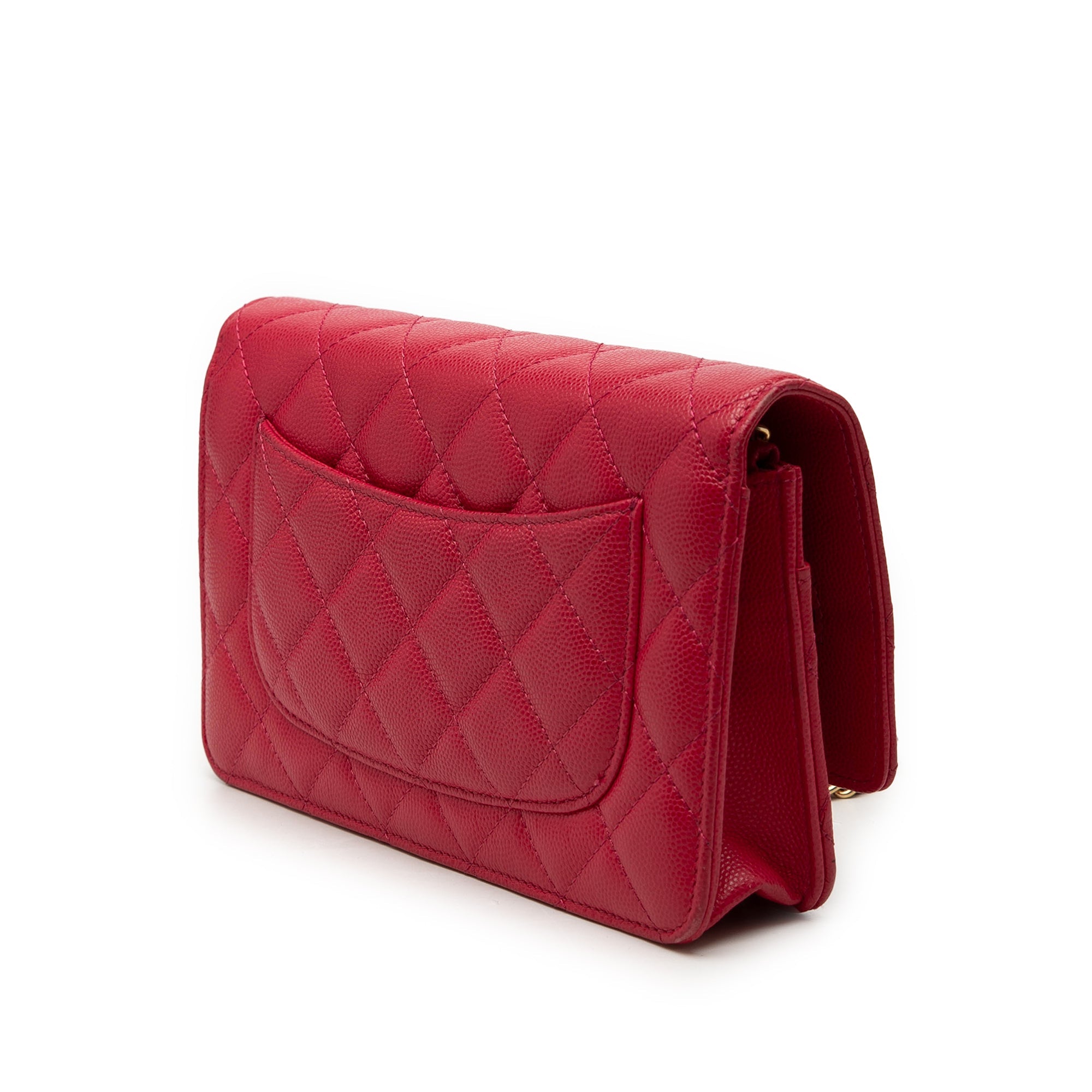 Quilted Caviar Reissue 2.55 Wallet On Chain